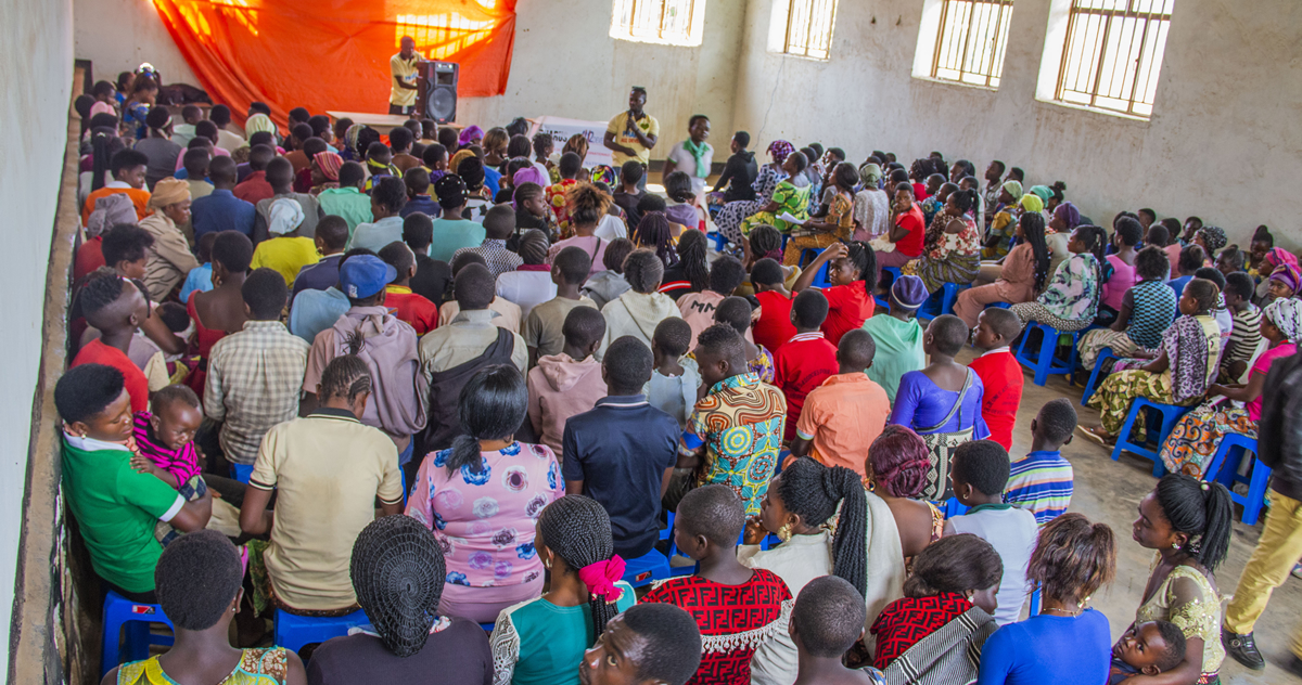 The massive participation of young mothers, idle girls, idle boys, and some ex-combatants during the event