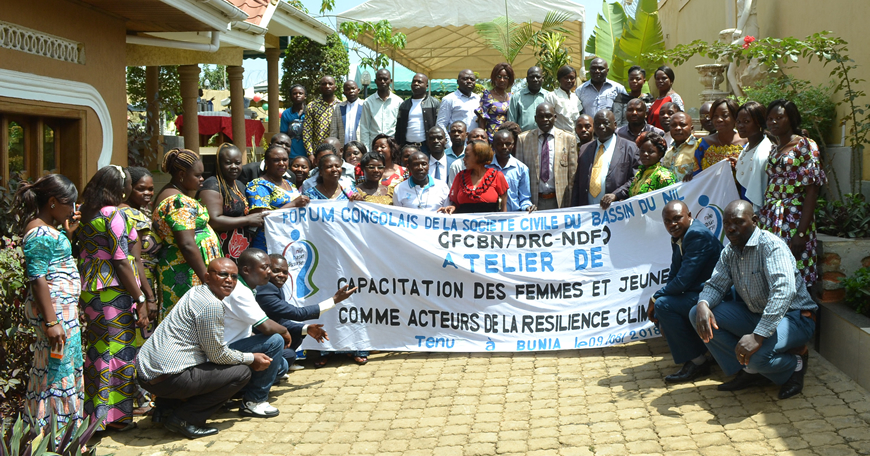 De nombreux membres de la DRCNDF sur cette photo travaillent dans une zone d'insécurité avec des forces armées actives et une surexploitation de l'environnement (Archives NBD)