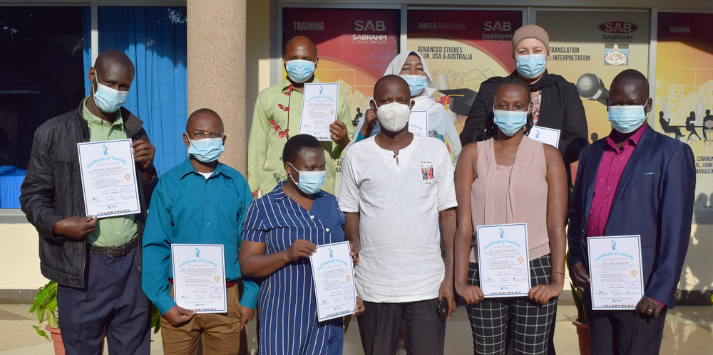 At the end of the six-days Citizen Science training, participants received certificates in recognition of their exceptional performance through the learning process 