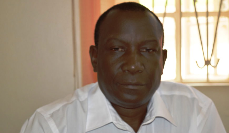 Mr. Donald M. Kasongi, TNDF Chairperson says that over population near Lake Victoria is threatening resources including water and fish species / Photo NBD