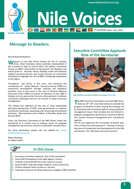 The role of NBD in fostering cooperation in the Nile Basin: Updates from Burundi, Kenya, Rwanda, Sudan and Tanzania - Nile Voices