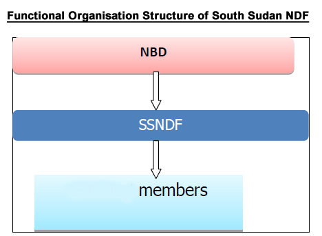 Functional Organisation Structure of South Sudan NDF Functional Organisation Structure of South Sudan NDF