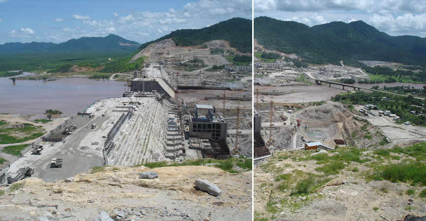 The Grand Ethiopian Renaissance Dam (GERD) (Photo credit: Hellen Natu)