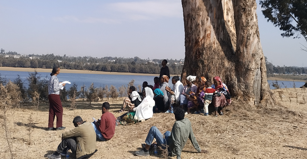 Tsion engages selected community members in a discussion on indigenous knowledge and the barriers women face in accessing resources. Guje Wereda, 20 February 2026
